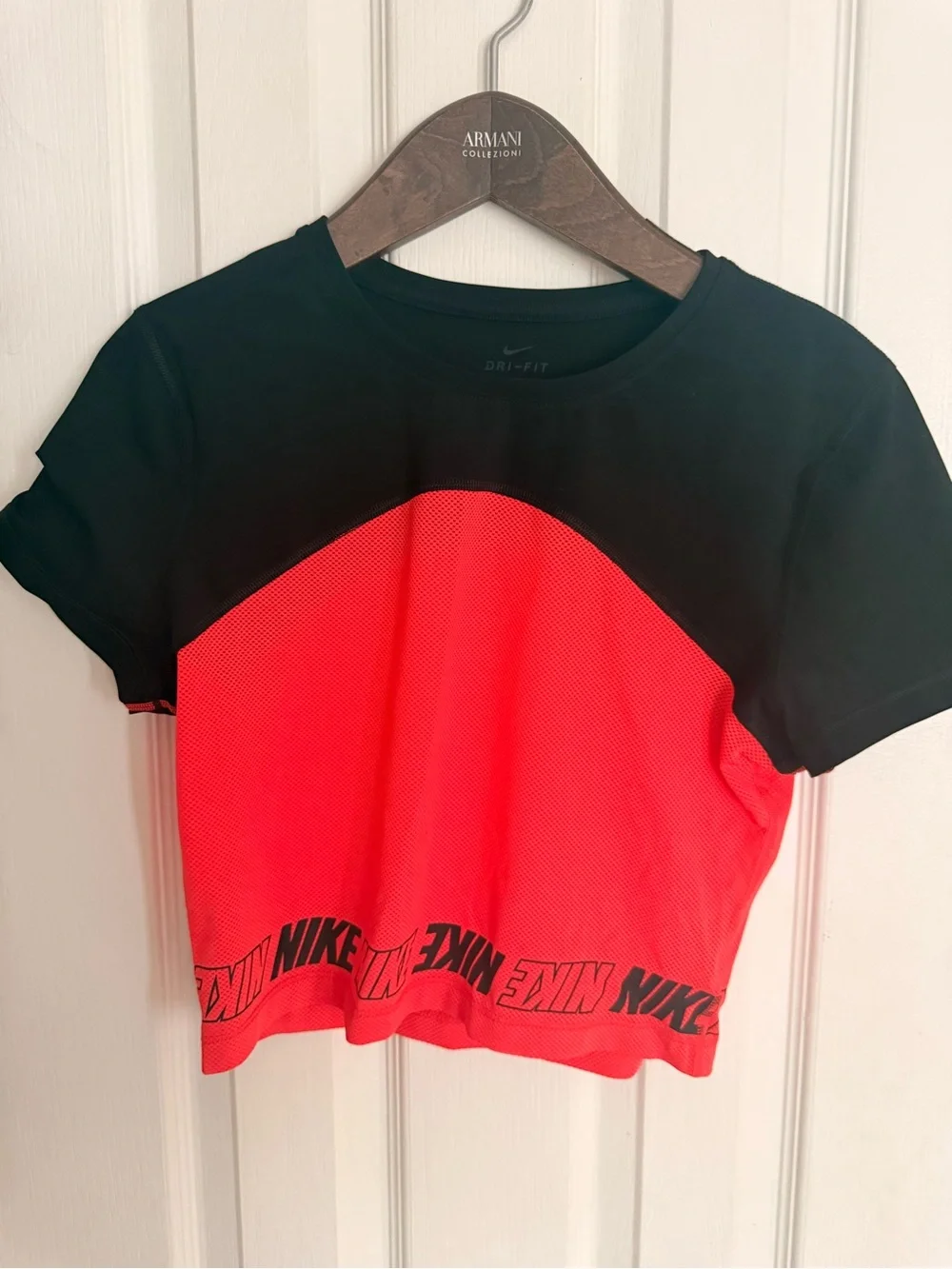 Nike Dry Fit mesh crop top